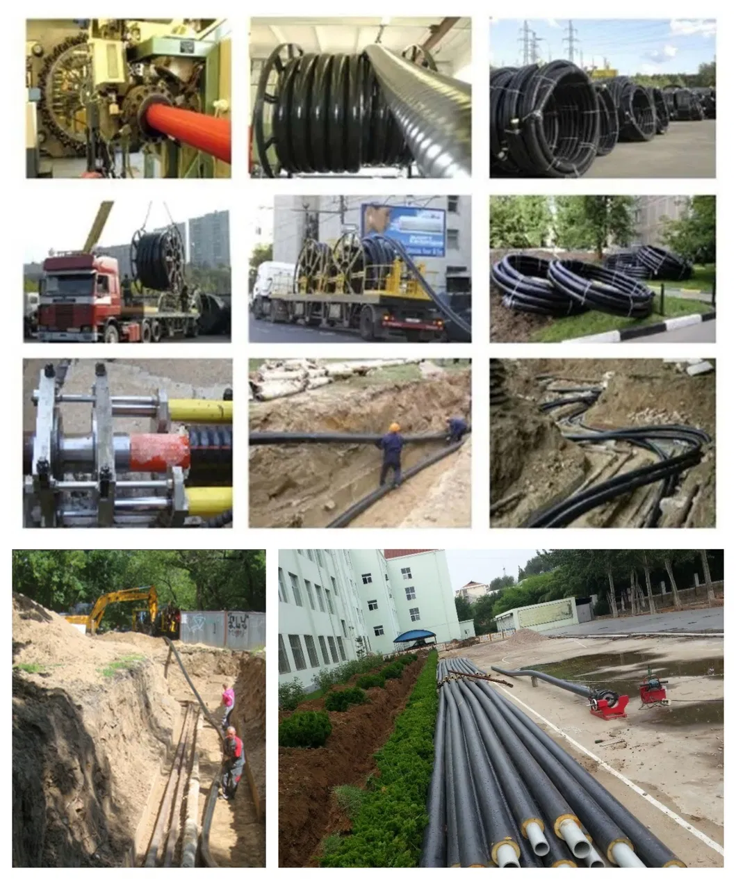 Ligne de production de tuyaux isolés flexibles continus à technologie de pointe 3