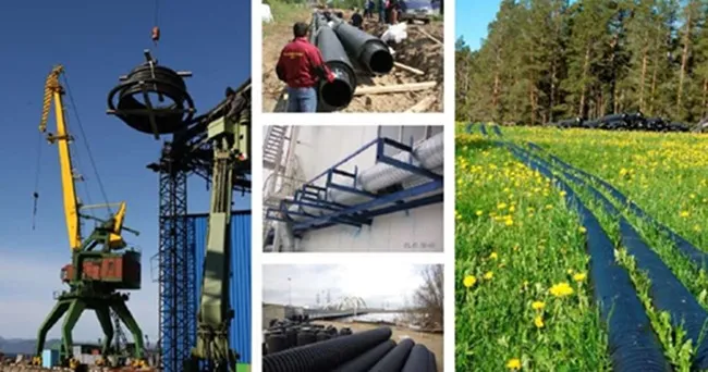 Pert Fiber-Reinforced Flexible / Rigid PU Insulated Pipe Integrated Production Line 10