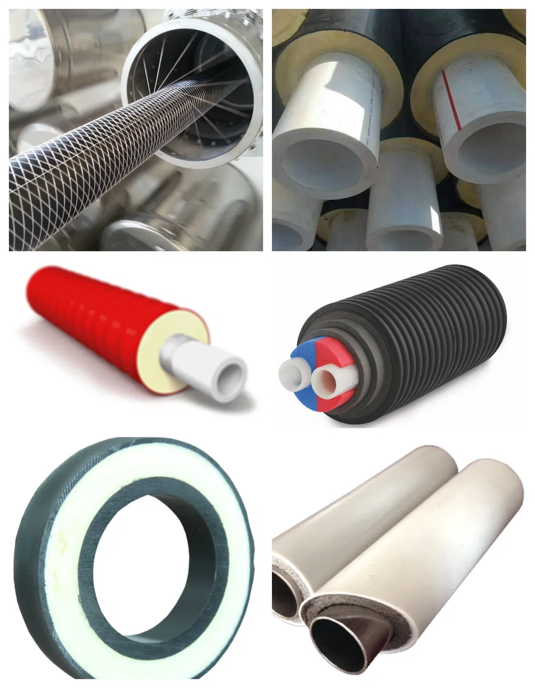 High Speed Pert / Pex Flexible Insulation Pipe Making Machine for Industrial Fluid Transportation 4
