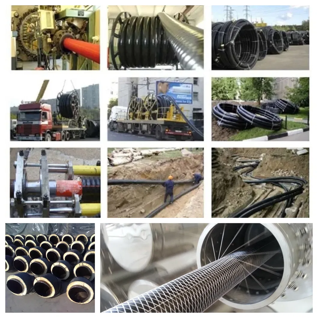 High Speed Pert / Pex Flexible Insulation Pipe Making Machine for Industrial Fluid Transportation 5