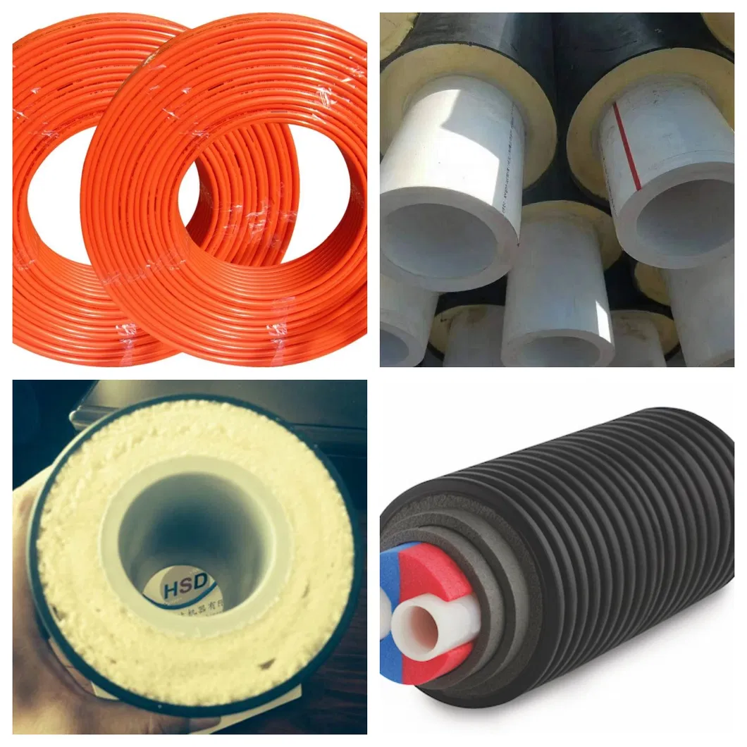 High-Efficiency Fiber-Reinforced Pert Pipe Line with Closed-Cell PU Foam Insulation 5