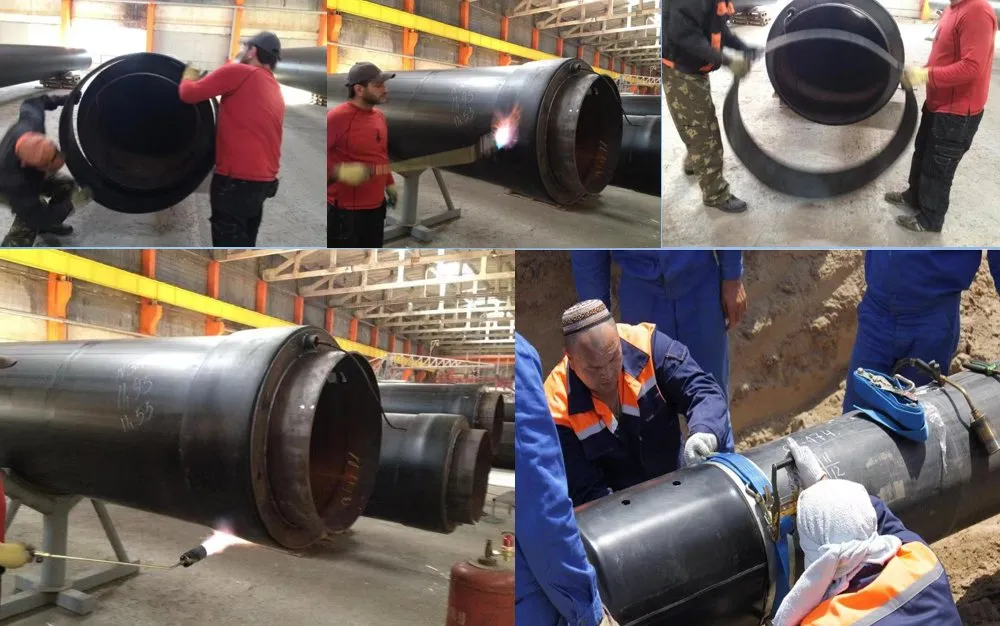 HDPE Seamless Electro Fusion Welding Belt / Tape for Preinsulation Pipe Joint 10