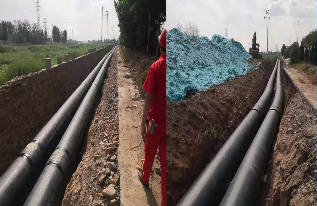 HDPE Pipe Electro-fusion Tape for Thermal crude oil Pre-Insulated Pipeline Girth Weld 7