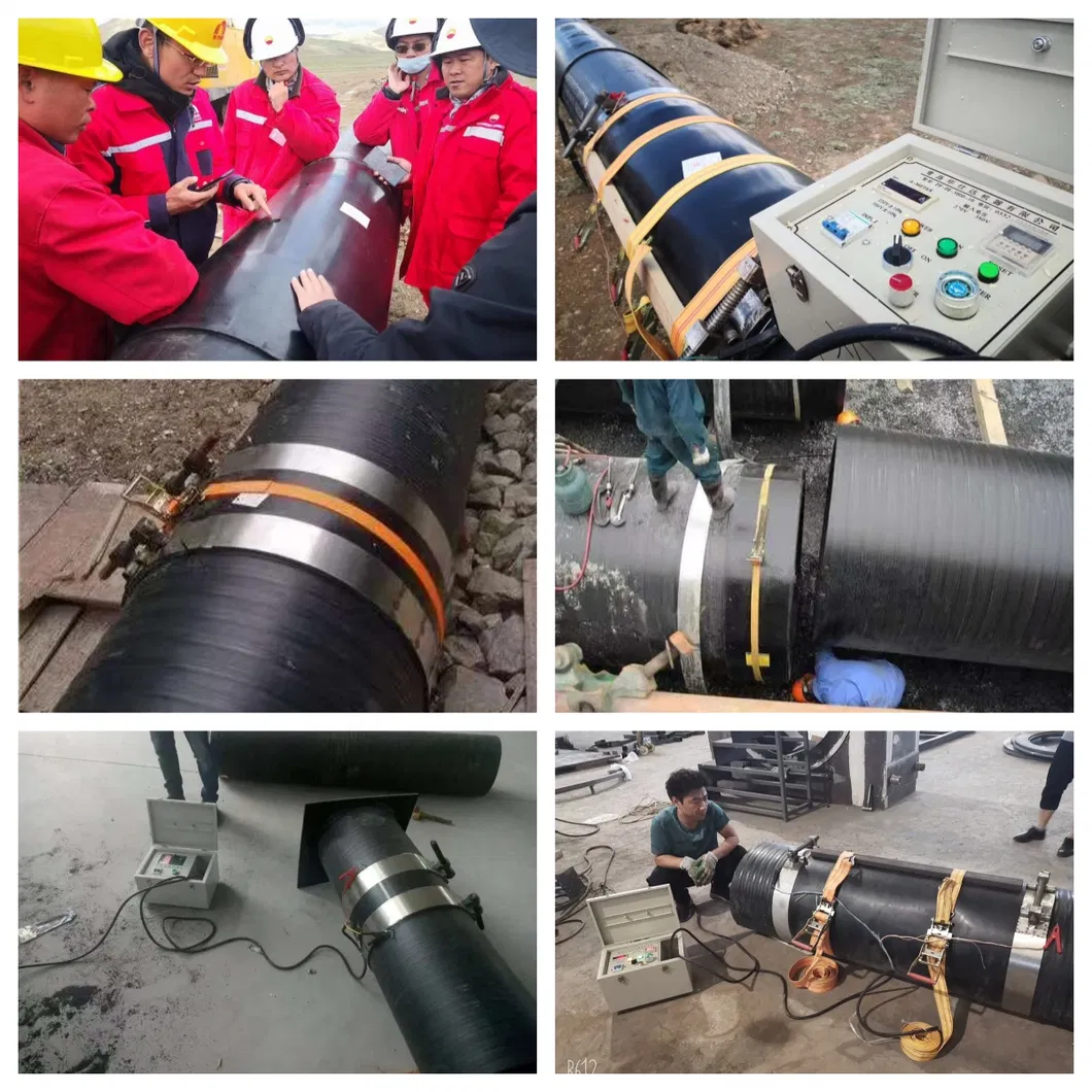 Electrofusion Tape Belt Welding For Connection Of PE Structural Wall Pipe 1