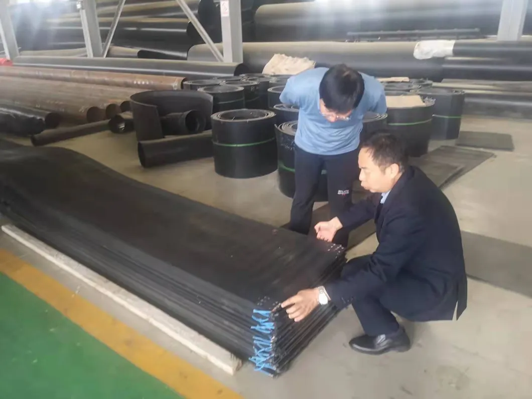 HDPE Electro Fusion Tape Shrink Sleeves Product Line For HDPE Structured Wall Spiral Pipe 3