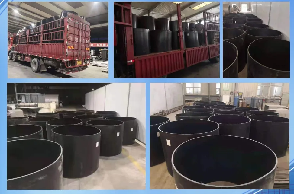 HDPE naadloze elektrofusiehulzen voor voorgeïsoleerde buizen 7