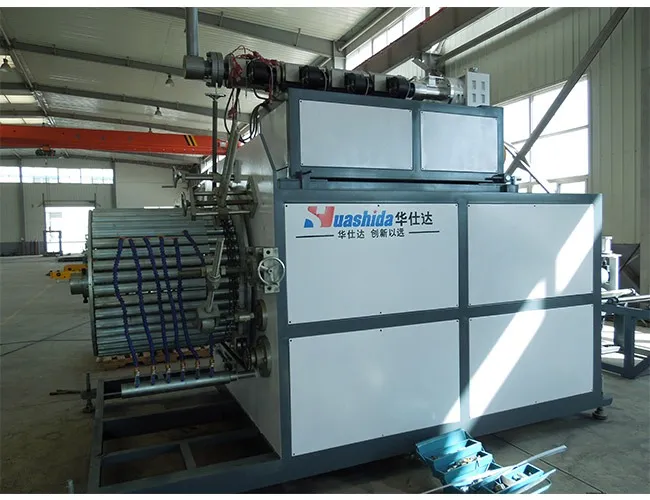 HDPE Structural Hollow Wall Spiral Winding Sewer Corrugated Pipe Extrusion Manufacturing Line 5