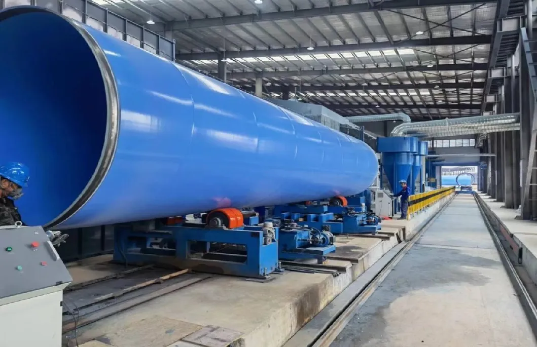 Steel Pipe Fusion Bonded Epoxy FBE Coating Machine For Oil Gas And Water Pipeline 1