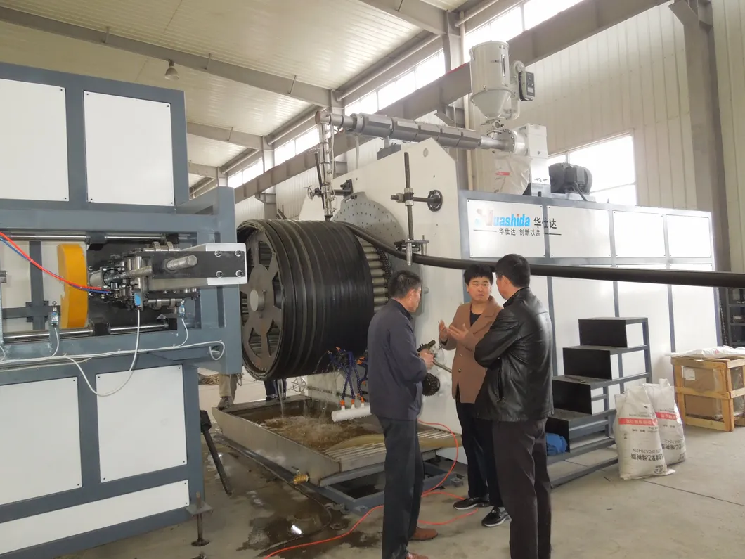 Productielijn voor HDPE-holle spiraalbuizen met een wandstructuur van 200-3000 mm 5