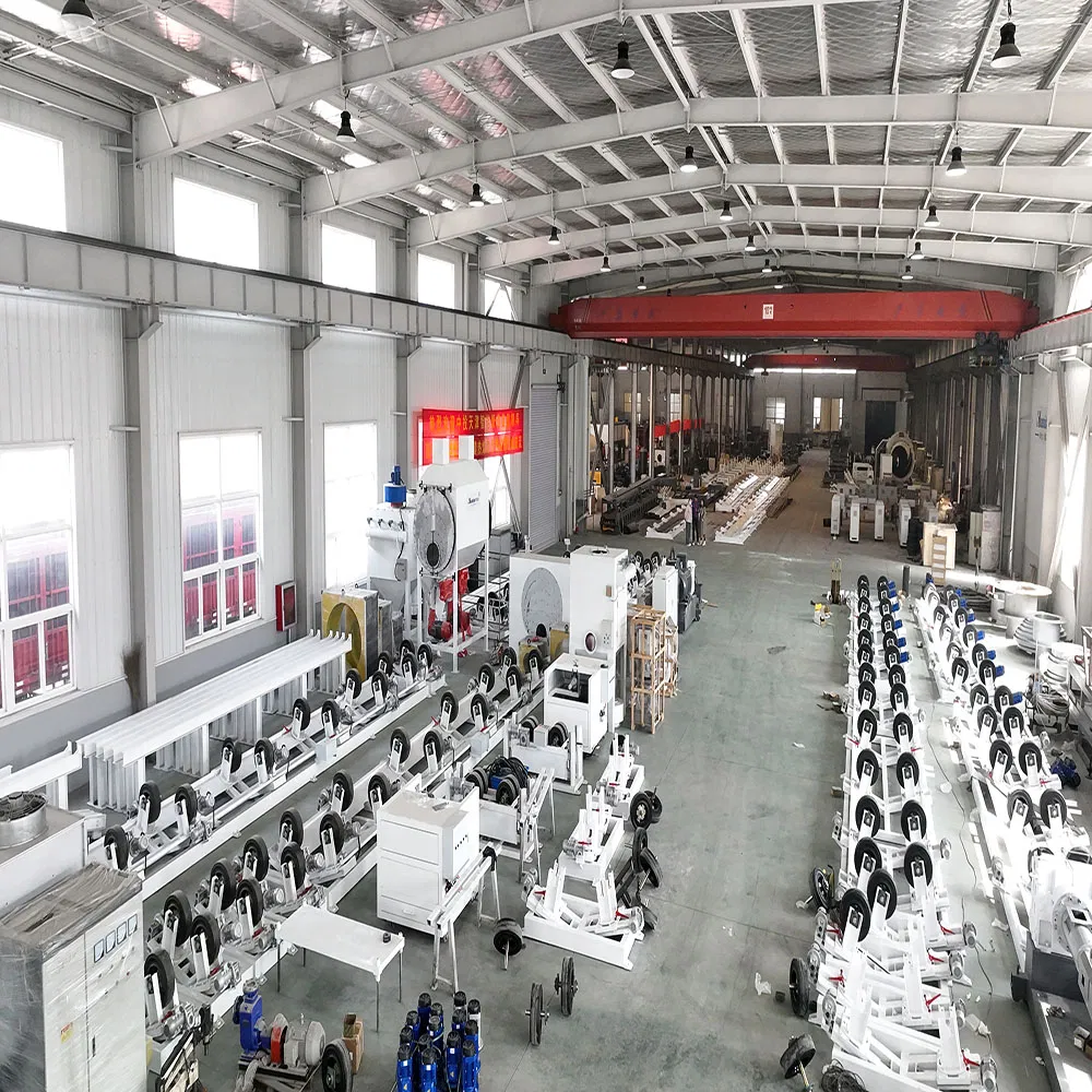 Steel Pipe External Surface Rust Removal Anti Corrosion Coating Line Equipment 4