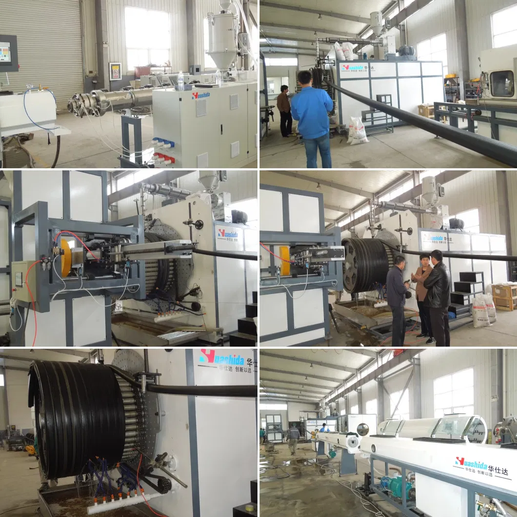 HDPE Krah Pipe Extrusion Line for Large Diameter Spiral Pipes 0