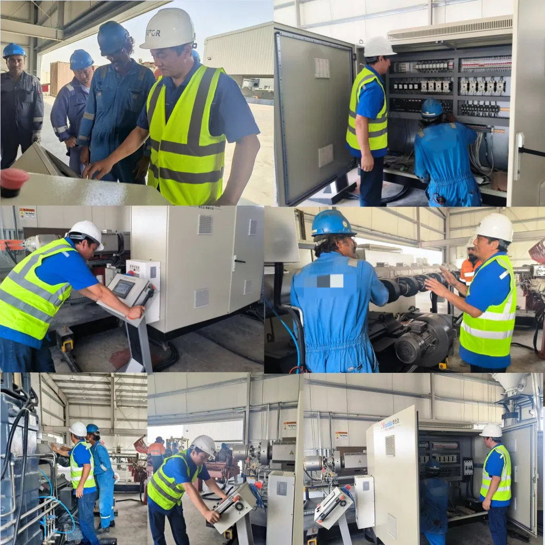 HDPE PP Double Wall Corrugated Pipe Production Line for Water Supply 5