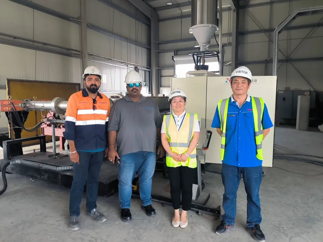 HDPE PP Double Wall Corrugated Pipe Extrusion Line 1