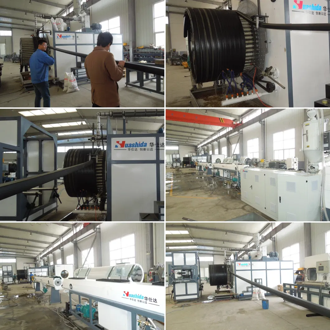 HDPE Spiral Corrugated Sewer Pipe Machine 300-1200mm Diameter 0