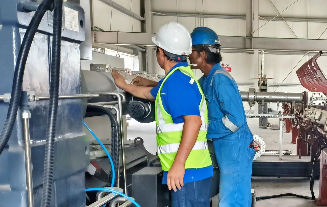 HDPE PP Double Wall Corrugated Pipe Production Line for Drainage 0