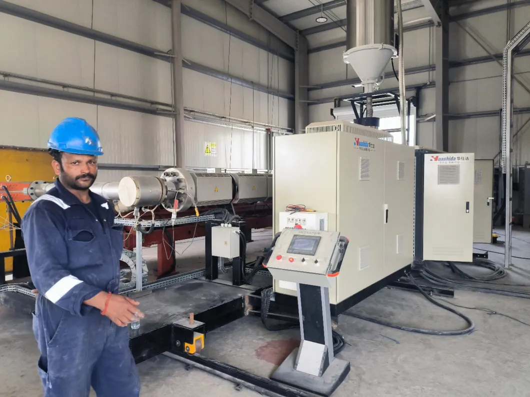 HDPE PP Double Wall Corrugated Pipe Production Line for Drainage 2