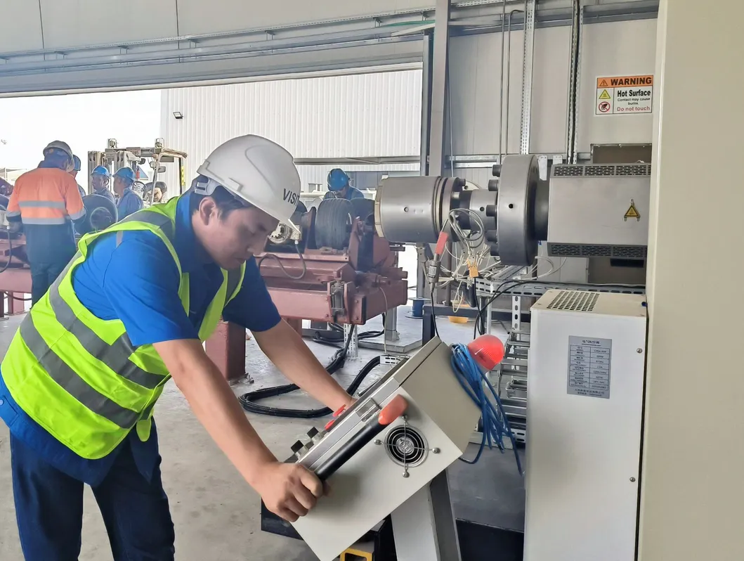 HDPE PP Double Wall Corrugated Pipe Production Line for Drainage 6