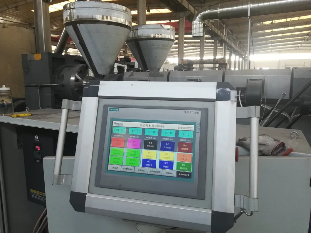 PE PP Sheet Extrusion Line for Single & Multilayer Boards 0.1-30mm 6