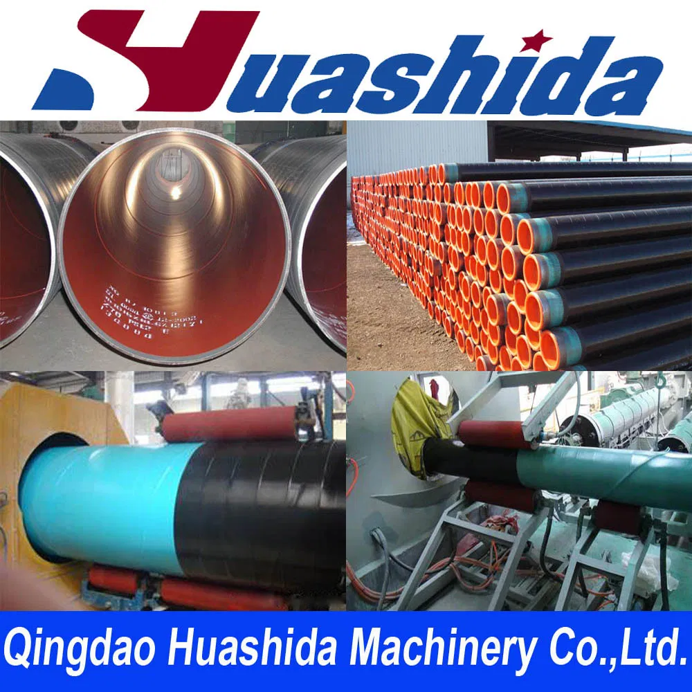 Blasting Deruster For Steel Pipe And Coated Pipe And Internal Fbe Coating Line 0