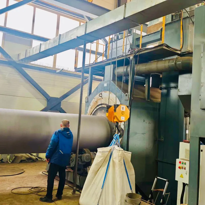Blasting Deruster For Steel Pipe And Coated Pipe And Internal Fbe Coating Line 4