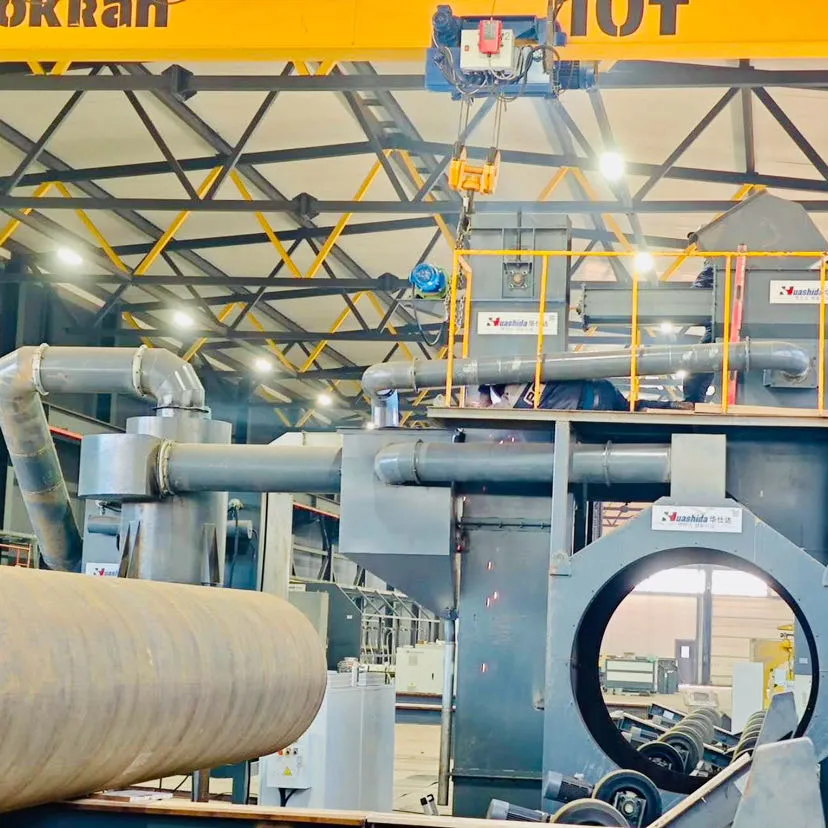 Blasting Deruster For Steel Pipe And Coated Pipe And Internal Fbe Coating Line 5