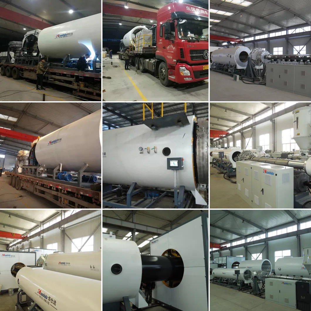 PE Series Pre-Insulated Pipe Extrusion Line with Vacuum Calibration 0