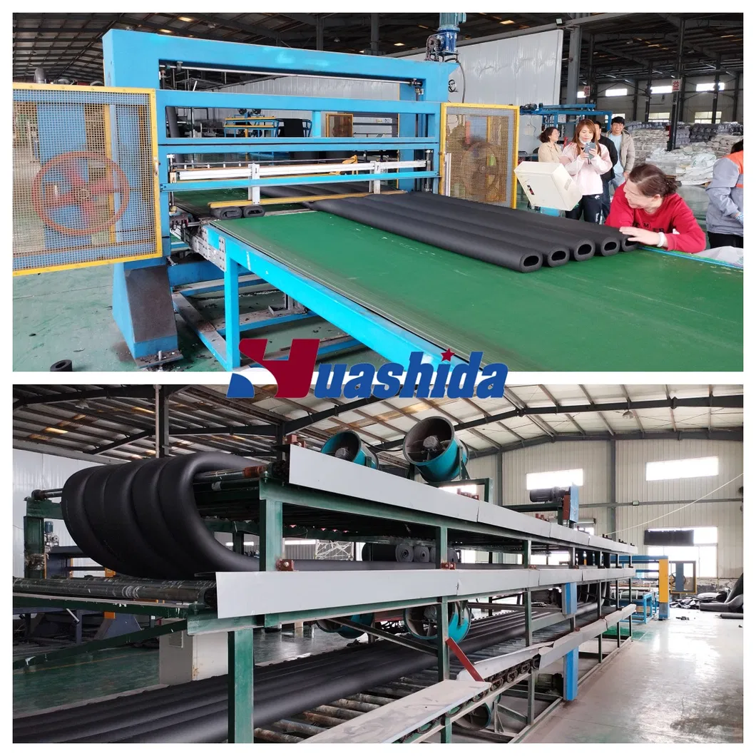 Fully Automatic Rubber Foam Pipe Extruder Line 500-1000kg/h 0