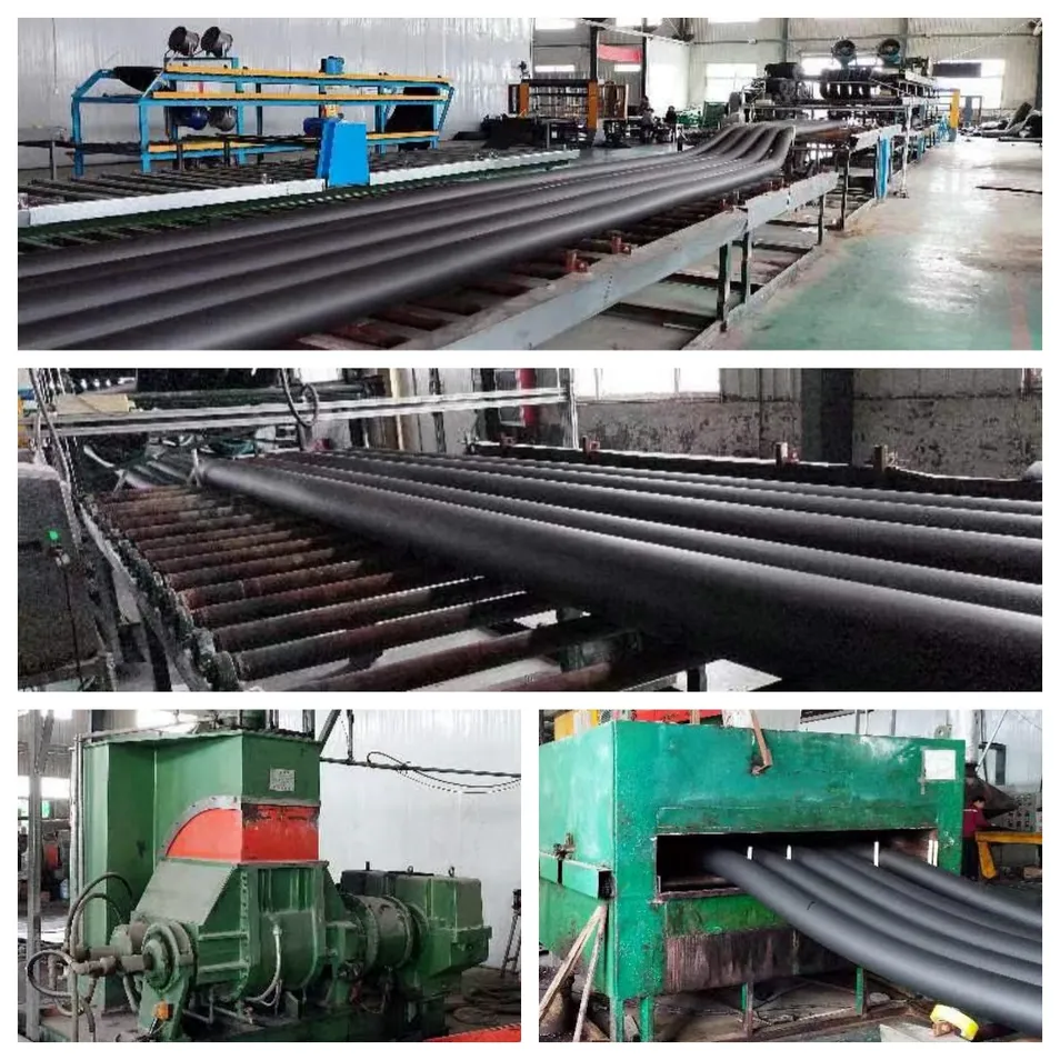 Fully Automatic Rubber Foam Pipe Production Line 500-1000kg/h 0