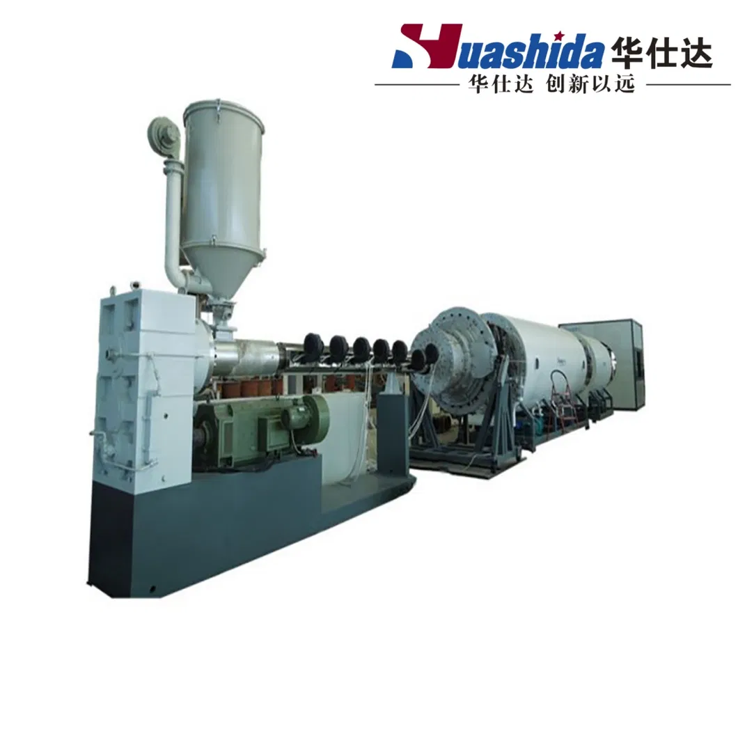 Plastic PE HDPE Insulation Pipe Extrusion Machinery for Supplying Hot Water/Oil Pipeline 0
