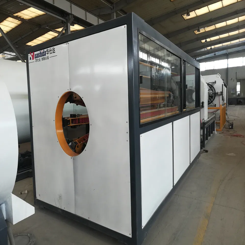 Plastic PE HDPE Insulation Pipe Extrusion Machinery for Supplying Hot Water/Oil Pipeline 3