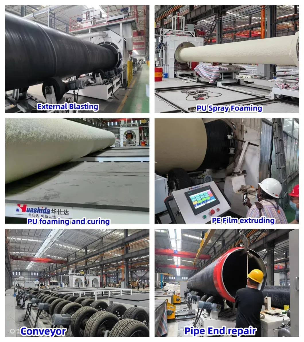 High-Pressure PU Foam HDPE Winding Pipe Manufacturing System 2