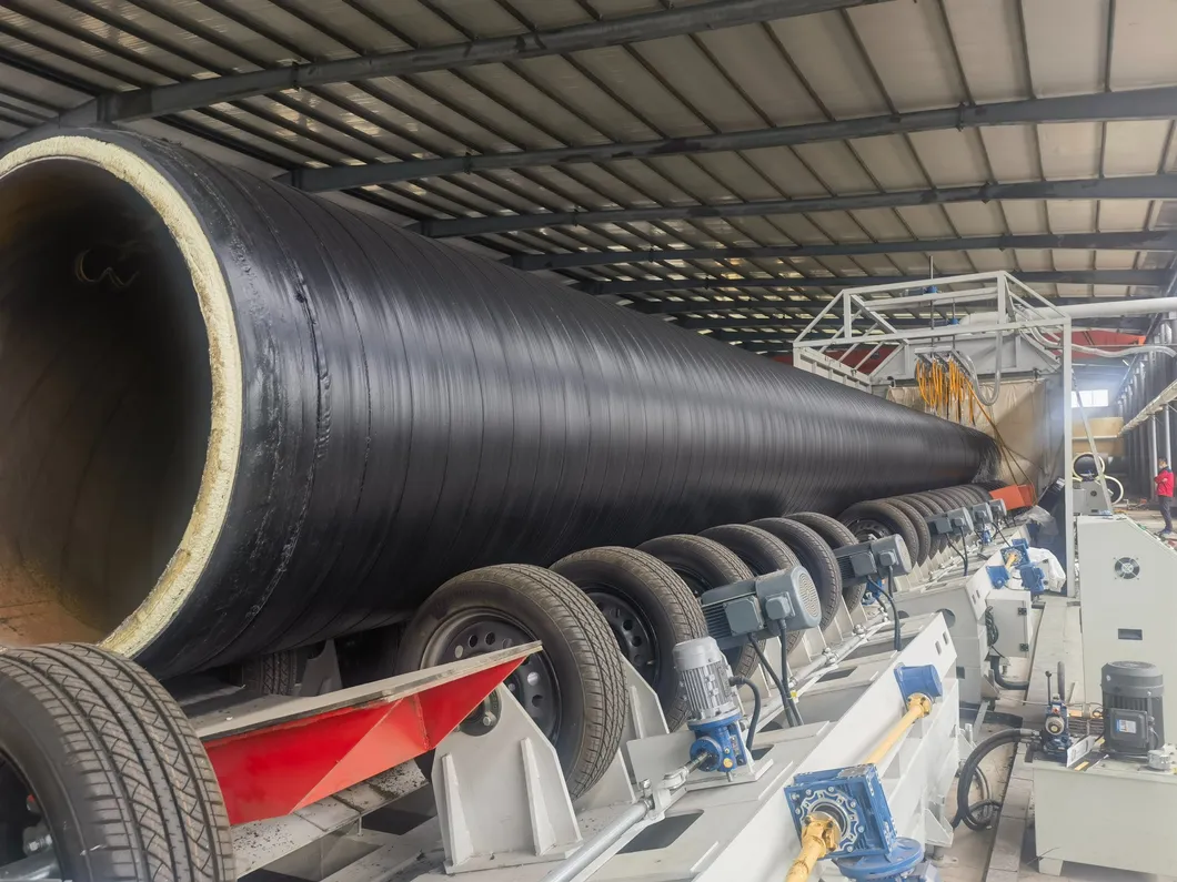 High-Pressure PU Foam HDPE Winding Pipe Manufacturing System 6