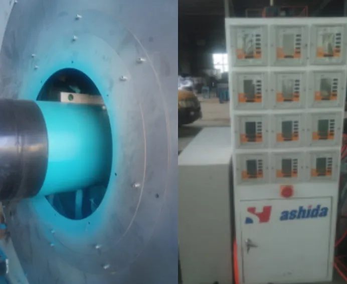 3PE Coating Machine for Steel Pipe 426-820mm with 2.5-3.7mm PE Layer 3