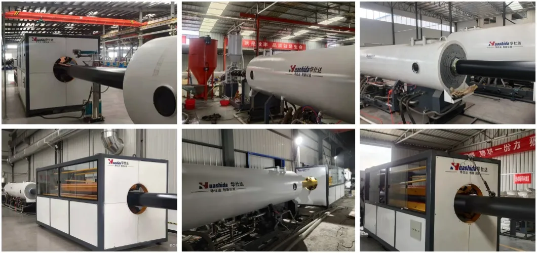 High-Efficiency Computerized HDPE Jacket Pipe Extrusion Line with Vacuum Calibration for Pre-Insulated Pipe Casing Production 1