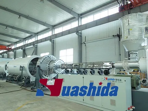 HDPE Jacket Pipe Extrusion Line with Technical Service Free Training Vacuum Water Spraying Cooling and High Strength for Pre-Insulated Pipe Production 1