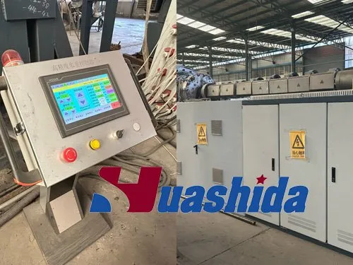 HDPE Jacket Pipe Extrusion Line with Technical Service Free Training Vacuum Water Spraying Cooling and High Strength for Pre-Insulated Pipe Production 2