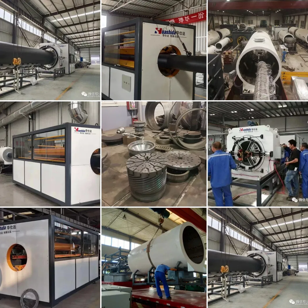 HDPE Pre-insulated Pipe Extrusion Line with Dust-Free Planetary Cutting Vacuum and Water Spraying Cooling for Uniform and Smooth Pipe Wall 0