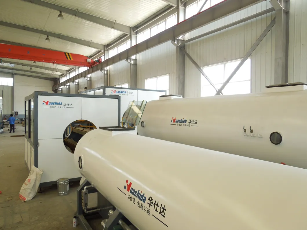 HDPE Pre-insulated Pipe Extrusion Line with Dust-Free Planetary Cutting Vacuum and Water Spraying Cooling for Uniform and Smooth Pipe Wall 3