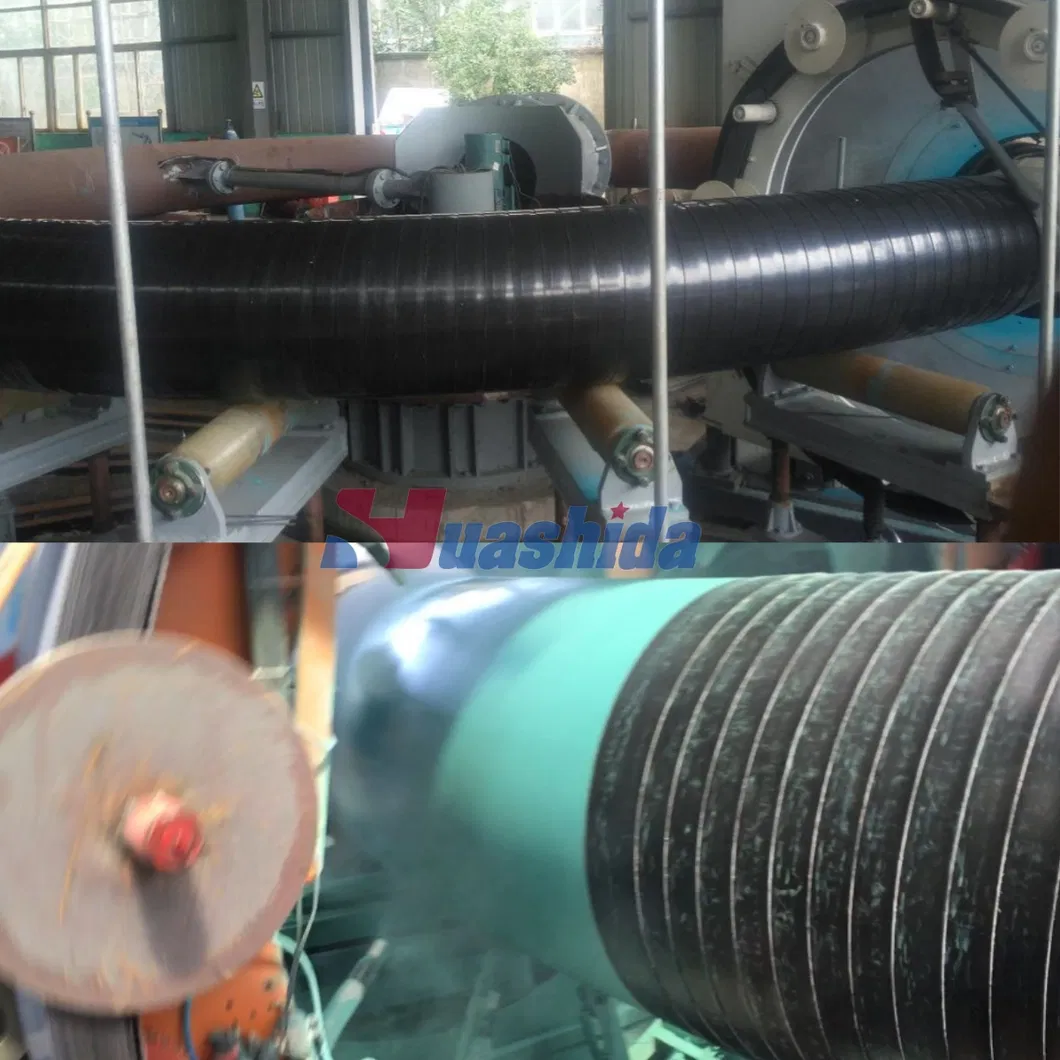 3LPE Coating Pipe Production Line with 15-90 Degrees Bending Angle PE Extrusion and Middle Adhesive Layer 0