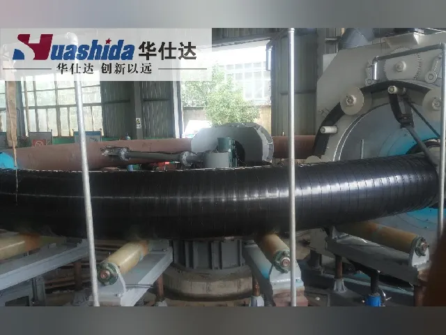 3LPE Coating Pipe Production Line with 15-90 Degrees Bending Angle PE Extrusion and Middle Adhesive Layer 4