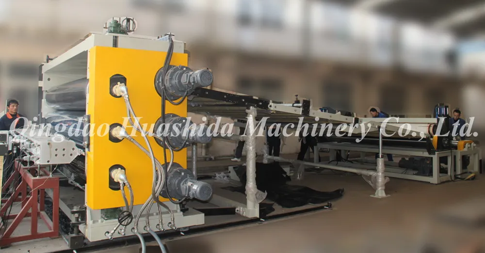 Super Wide 8000mm Max Width 0.5-2.0mm Film Thickness Geomembrane Film Extrusion Line 1
