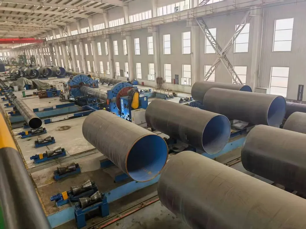 Automatic 3LPE Coating Pipe Production Line with Powder Coating and Induction Heating for Urban Pipeline Construction 5
