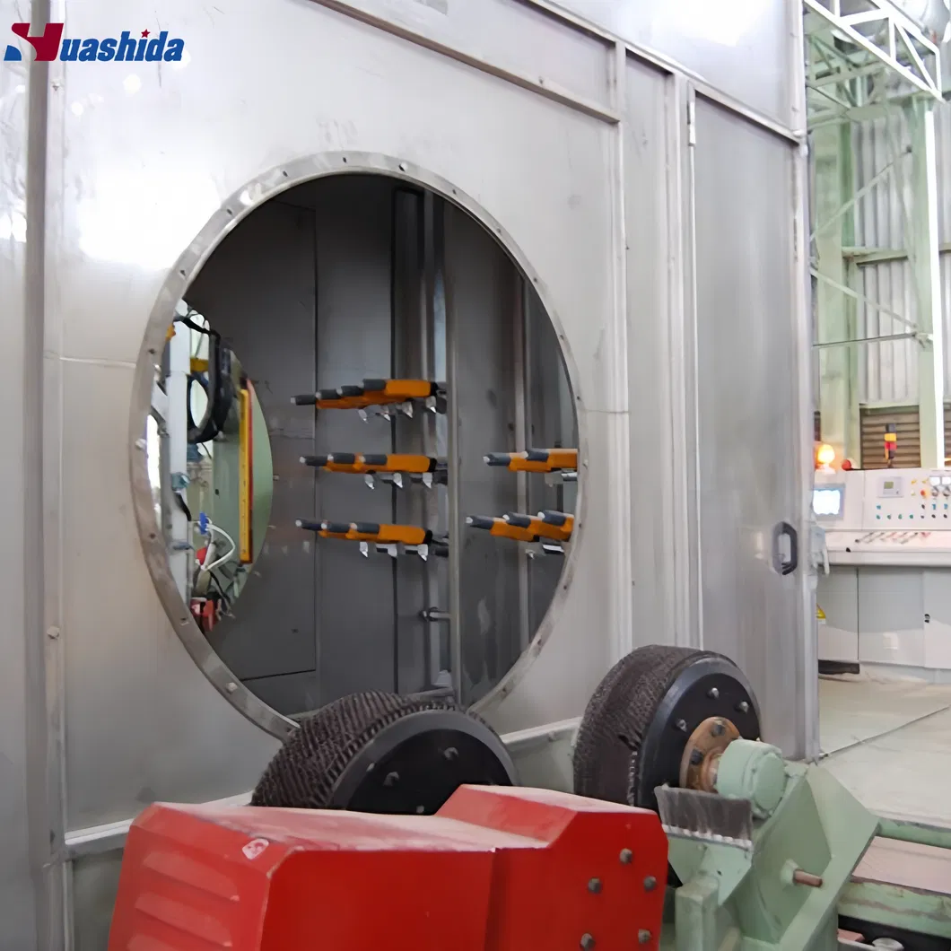 Automatic 3LPE Coating Pipe Production Line with Powder Coating and Induction Heating for Urban Pipeline Construction 6