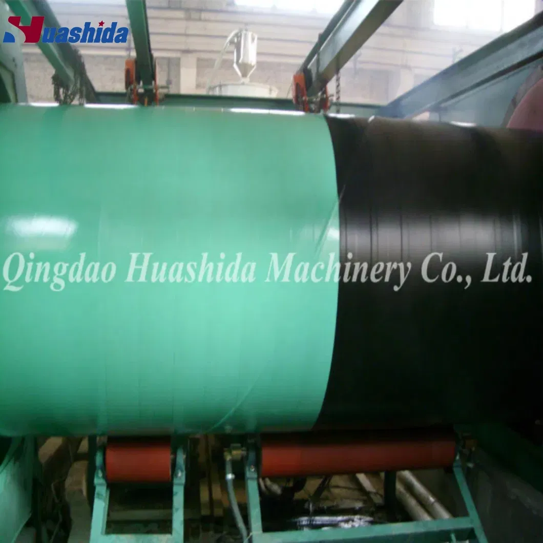 Automatic 3LPE Coating Pipe Production Line with Powder Coating and Induction Heating for Urban Pipeline Construction 8