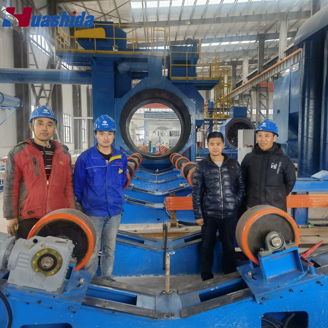 3LPE Coating Machine for Steel Pipe with SA2.5 Derusting and Internal Anti-Corrosion 4