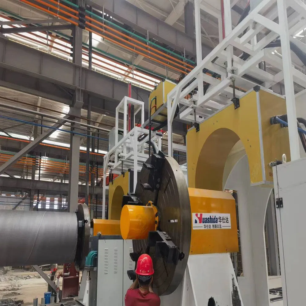 3LPE Coating Machine for Steel Pipe with SA2.5 Derusting and Internal Anti-Corrosion 6