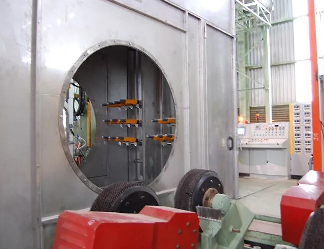 Industrial Steel Pipe Powder Coating 3LPE Coating Pipe Production Line for Anti-Corrosion 5