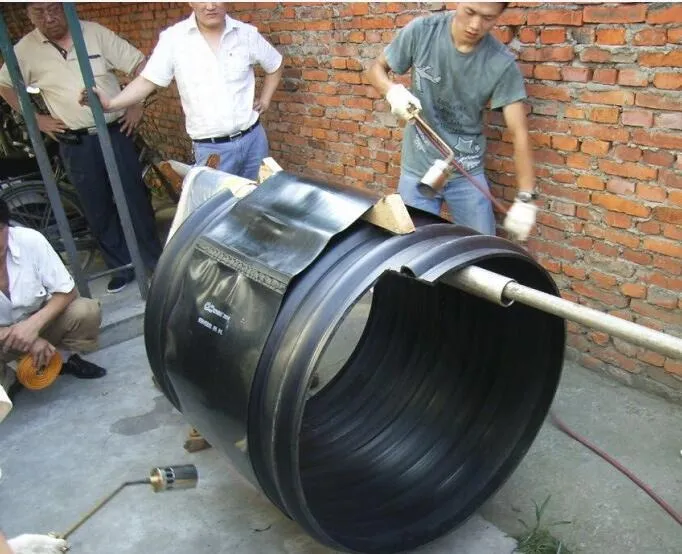 Waterproof 450-650mm Heat Shrinkable Sleeve with PE Backing+Adhesive for Pipeline Anticorrosion and Sealing 2