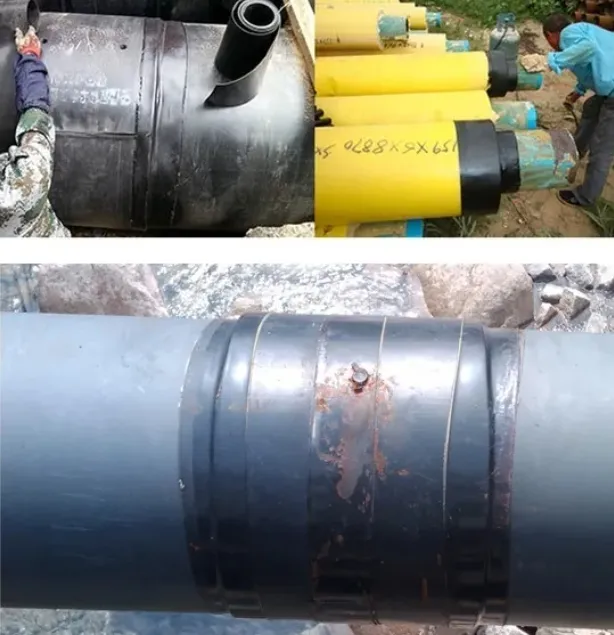 Waterproof 450-650mm Heat Shrinkable Sleeve with PE Backing+Adhesive for Pipeline Anticorrosion and Sealing 3