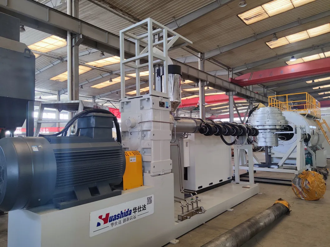 New HDPE Outer Protective Shell Extrusion Line for Energy Supply Pipe with High Strength 1